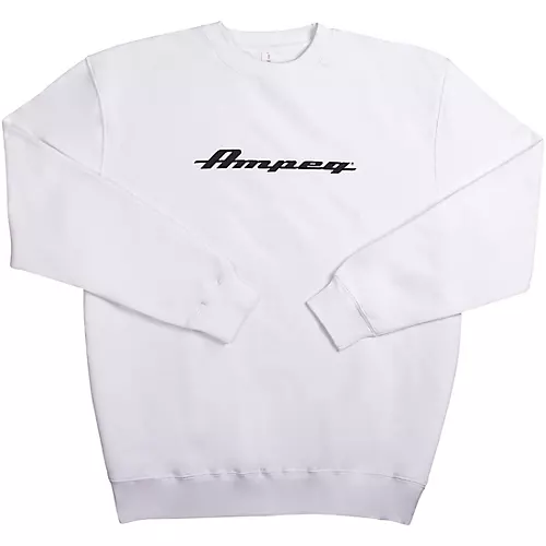 Ampeg Ampeg Lane Crew Neck Pullover- White X Large White - musicians--Friend