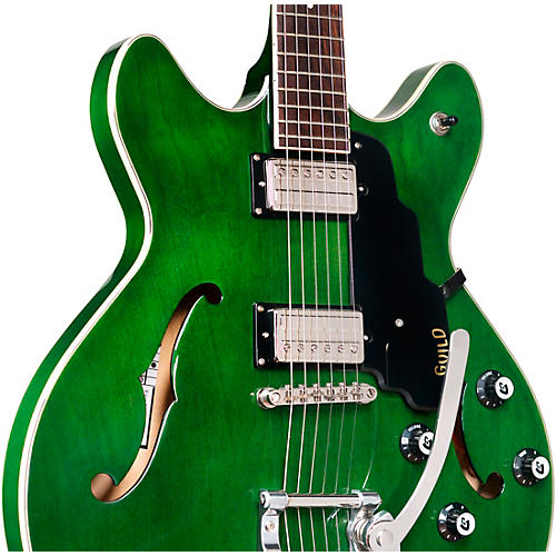 Guild Starfire I DC With Guild Vibrato Tailpiece Semi-Hollow Electric Guitar California Burst - musicians--Friend