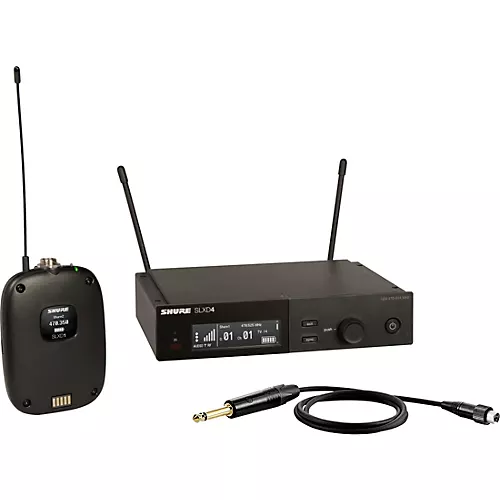 Shure SLXD Dual Body Pack and Microphone Bundle Band G58 - musicians--Friend