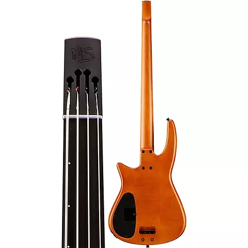 NS Design CR4 Fretless Electric Bass Guitar Satin Amber - musicians--Friend