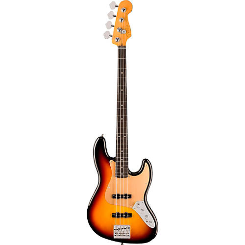 Fender American Ultra II Jazz Bass Ebony Fingerboard Noble Blue - musicians--Friend