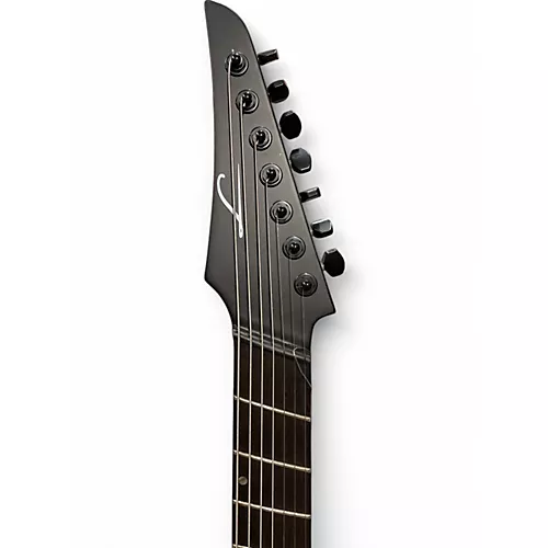 Used Legator Ninja Performance 7 Multi Scale Black Solid Body Electric Guitar Black - musicians--Friend
