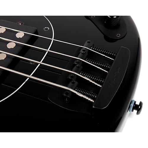 Ernie Ball Music Man StingRay Special H Electric Bass Guitar Black and Chrome - musicians--Friend