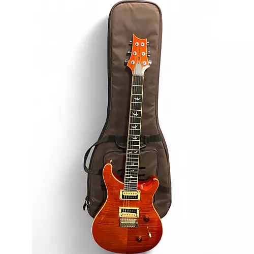 Used PRS 25th Anniversary Custom 24 Smoked Amber Solid Body Electric Guitar Smoked Amber - musicians--Friend