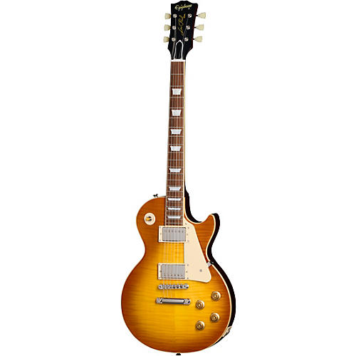 Epiphone Inspired by Gibson Custom 1959 Les Paul Standard Electric Guitar Iced Tea Burst - musicians--Friend