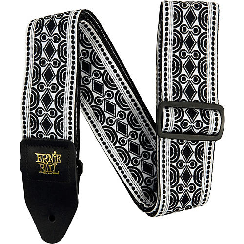 Ernie Ball Jacquard Polypro Guitar Strap Vanilla Rose - musicians--Friend