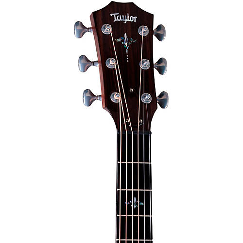 Taylor Custom Western Red Cedar-East Indian Rosewood Grand Auditorium Acoustic-Electric Guitar Brown Sugar Mocha - musicians--Friend