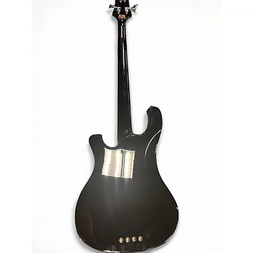 Used Schecter Guitar Research Stargazer4 string black n white Electric Bass Guitar black n white - musicians--Friend