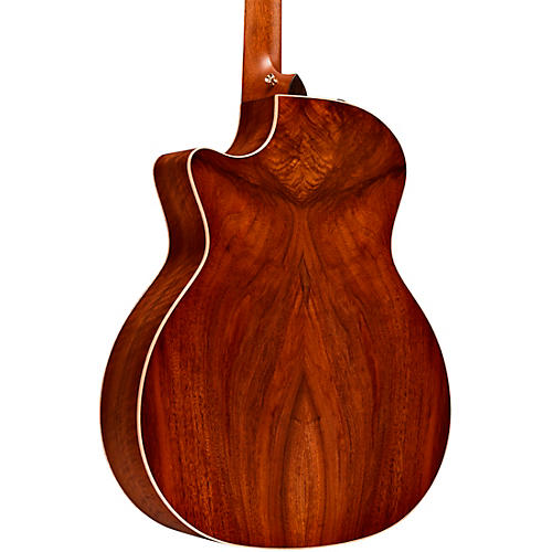 Taylor Custom Western Red Cedar-Grafted Walnut Grand Auditorium Acoustic-Electric Guitar Shaded Edge Burst - musicians--Friend