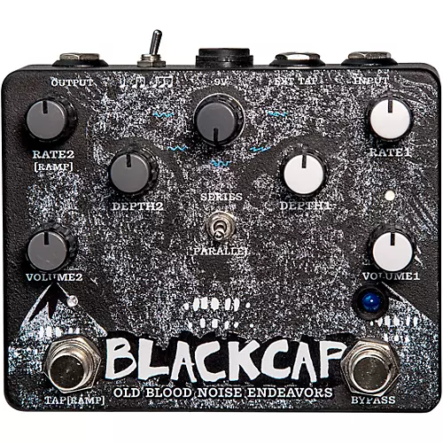 Old Blood Noise Endeavors Blackcap Harmonic Tremolo  Effects Pedal Black - musicians--Friend