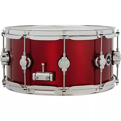 DW DWe Wireless Acoustic/Electronic Convertible Snare Drum 14 x 5 in. Lacquer Custom Specialty Black Cherry Metallic - musicians--Friend