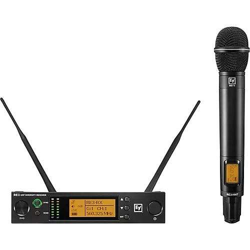 Electro-Voice RE3 Wireless Handheld Set With ND76 Dynamic Cardioid Vocal Microphone Head 653-663MHz 653-663 MHz - musicians--Friend