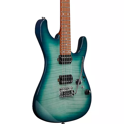 Ibanez AZ24S1F Standard Electric Guitar Transparent Black Sunburst - musicians--Friend