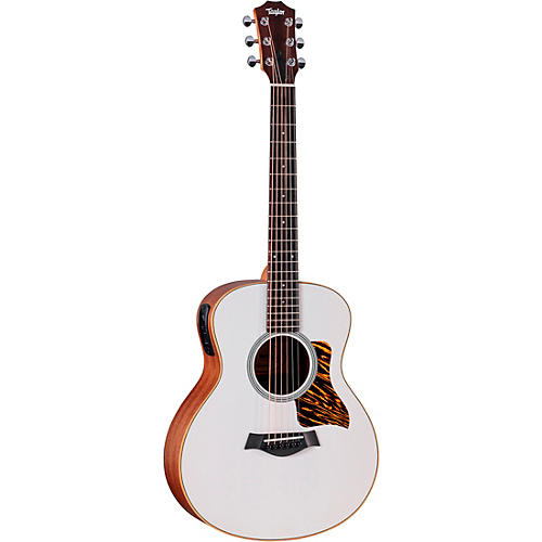 Taylor GS Mini-e Special-Edition Acoustic-Electric Guitar Transparent White - musicians--Friend
