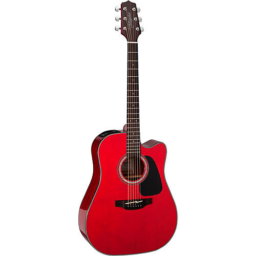 Takamine G Series GD30CE Dreadnought Cutaway Acoustic-Electric Guitar Wine Red - musicians--Friend