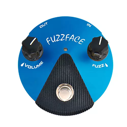 Dunlop FFM1 Silicon Fuzz Face Mini Blue Guitar Effects Pedal - musicians--Friend