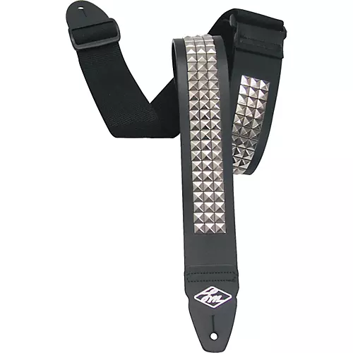LM Products Studded Guitar Strap Black 2 in. - musicians--Friend