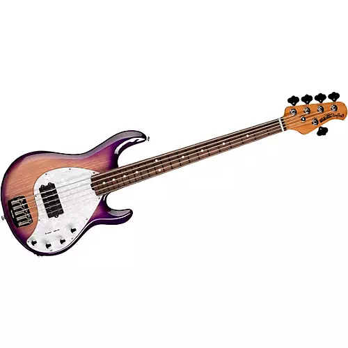 Ernie Ball Music Man StingRay5 Special H 5-String Electric Bass Guitar Black and Chrome - musicians--Friend