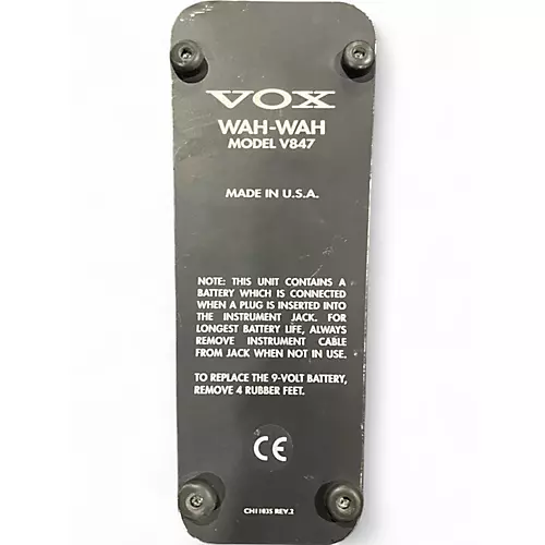 Used Vox wah-wah V847 Pedal Board - musicians--Friend