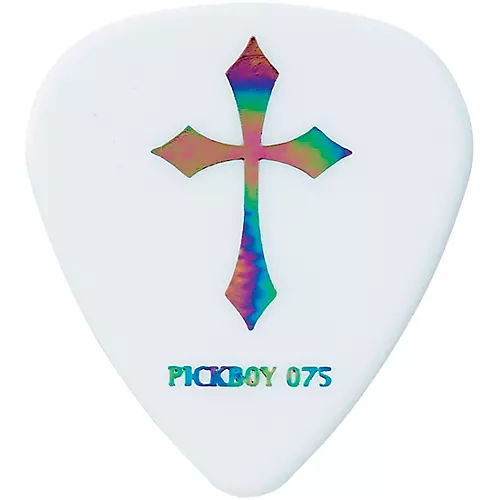 Pick Boy Heavy Metal Cross Celltex Guitar Picks .75 mm 10 Pack - musicians--Friend