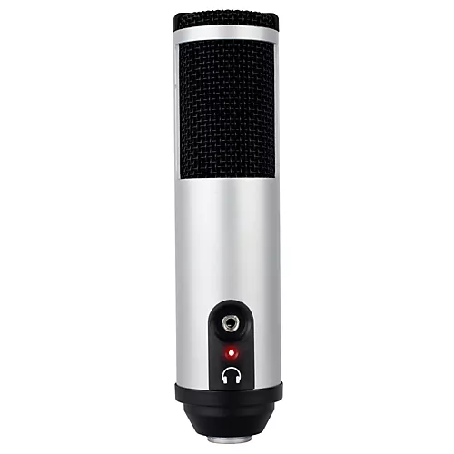 MXL Tempo USB Mic With Headphone Jack Silver/Black Grill - musicians--Friend