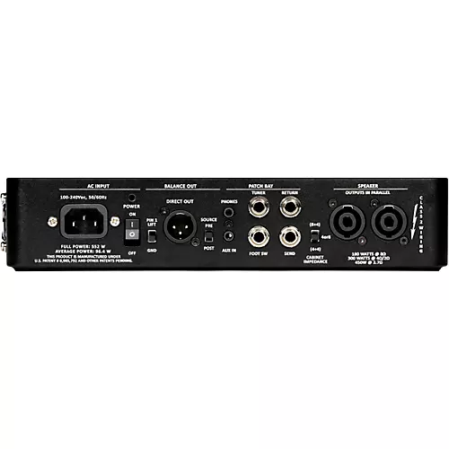 Gallien-Krueger Legacy 500 500W Bass Amp Head Black - musicians--Friend