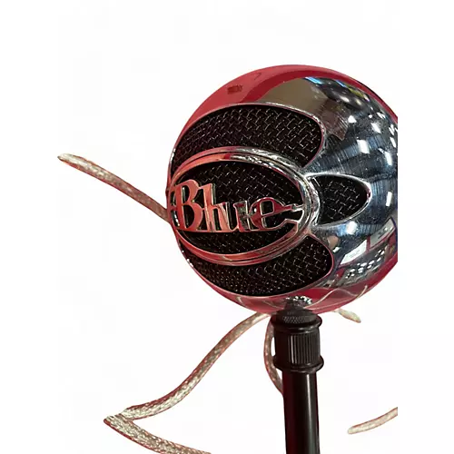 Used Blue Snowball USB Microphone - musicians--Friend