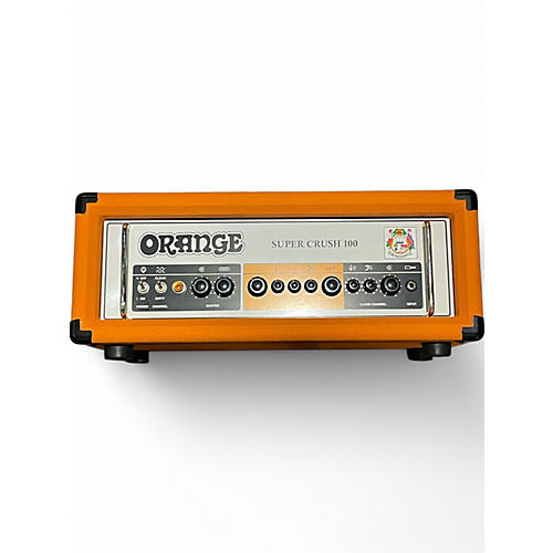 Used Orange Amplifiers Super Crush 100 Solid State Guitar Amp Head - musicians--Friend