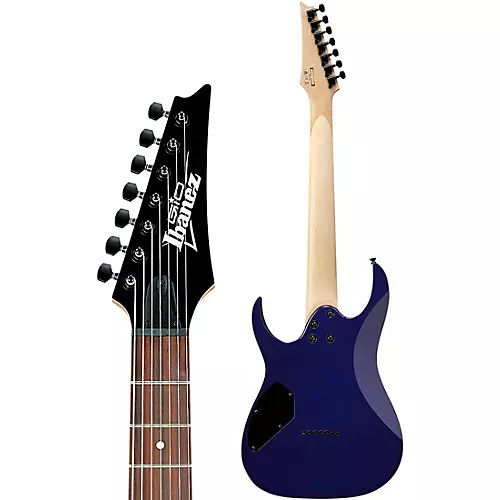 Ibanez GRG7221QA 7-String Electric Guitar Transparent Blue Burst - musicians--Friend