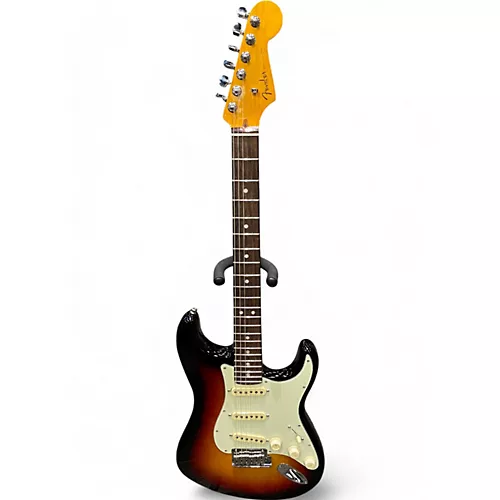 Used Fender American Ultra Stratocaster 3 Color Sunburst Solid Body Electric Guitar 3 Color Sunburst - musicians--Friend