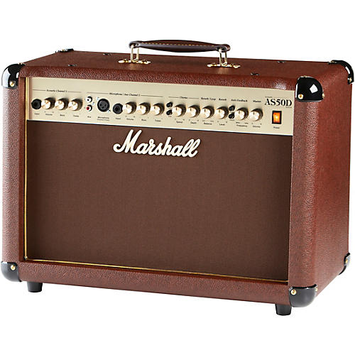 Marshall AS50D 50W 2x8 Acoustic Guitar Combo Amp - musicians--Friend