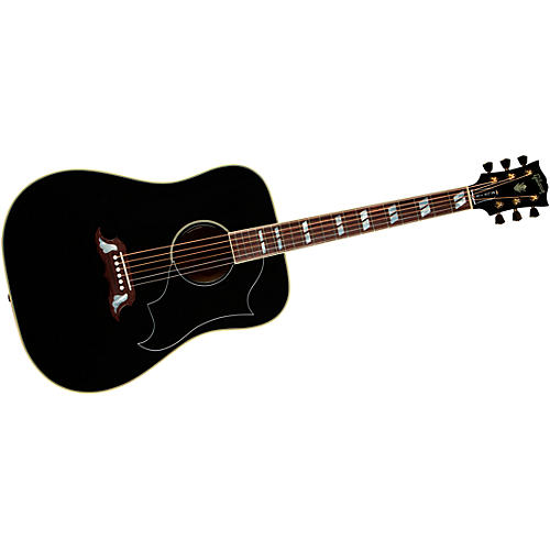 Gibson Elvis Dove Acoustic-Electric Guitar Ebony - musicians--Friend