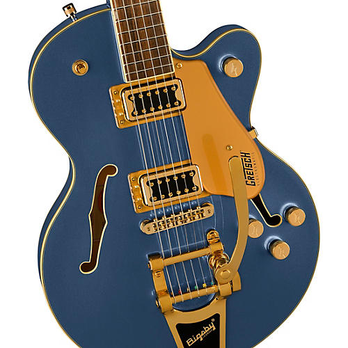 Gretsch Guitars G5655TG Electromatic Center Block Jr. Single-Cut With Bigsby Electric Guitar Cerulean Smoke - musicians--Friend