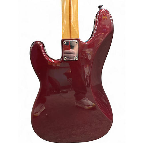 Used Fender Standard Precision Bass Midnight Wine Electric Bass Guitar Midnight Wine - musicians--Friend