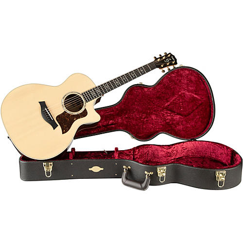 Taylor 414ce V-Class Special-Edition Grand Auditorium Acoustic-Electric Guitar Natural - musicians--Friend