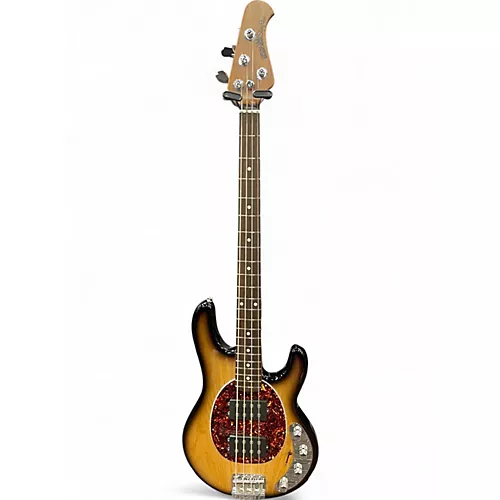 Used Ernie Ball Music Man Stingray HH 4 String BURNT ENDS Electric Bass Guitar BURNT ENDS - musicians--Friend