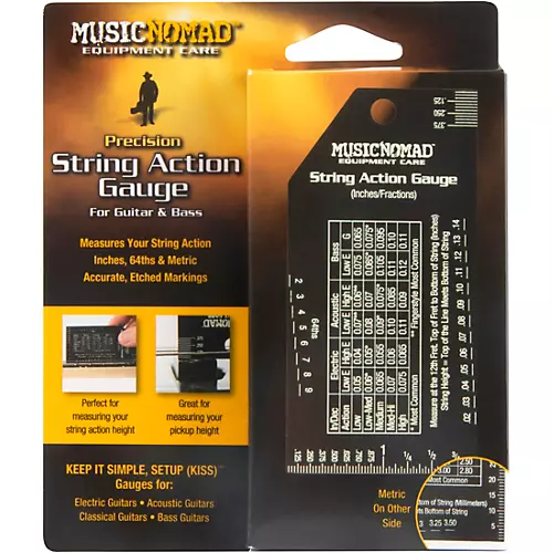 Music Nomad Precision String Action Gauge - musicians--Friend