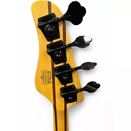 Used Schecter Guitar Research Michael anthony MA-4 Black Electric Bass Guitar Black - musicians--Friend