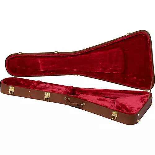 Gibson Flying V Original Hardshell Case Brown - musicians--Friend