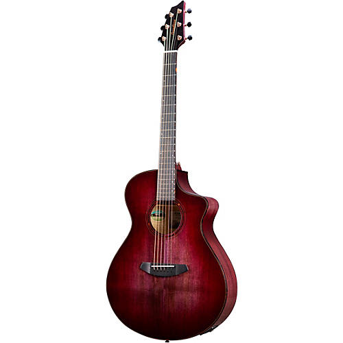 Breedlove Pursuit Exotic S CE Concert Acoustic-Electric Guitar Blackberry - musicians--Friend