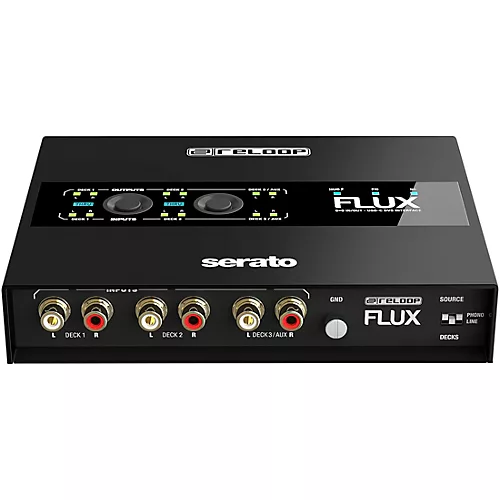 Reloop Flux 6x6 In/Out USB-C DVS Interface for Serato DJ Pro Black - musicians--Friend
