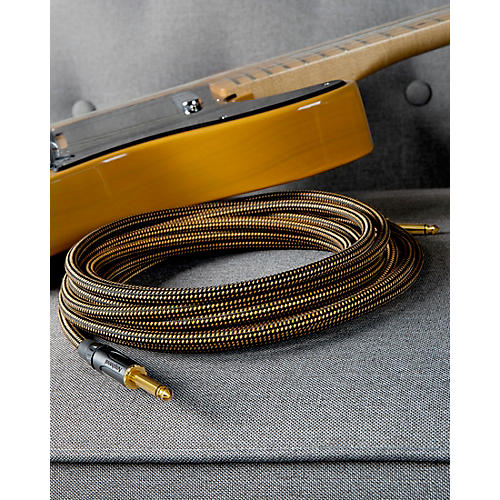 Livewire Signature Guitar Cable Straight/Straight Black and Yellow 20 ft. - musicians--Friend