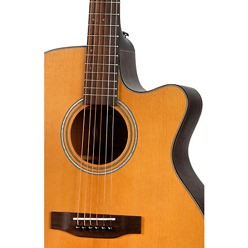 Mitchell T413CE Solid Torrefied Spruce Top Auditorium Acoustic-Electric Cutaway Guitar - musicians--Friend