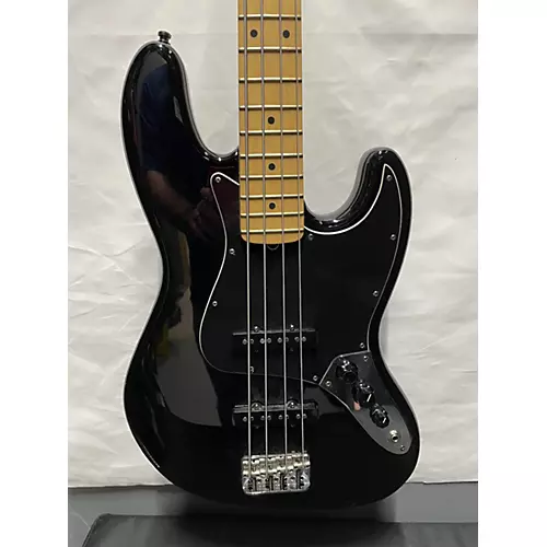 Used Fender 60th anniversary Standard Jazz bass Black Electric Bass Guitar Black - musicians--Friend