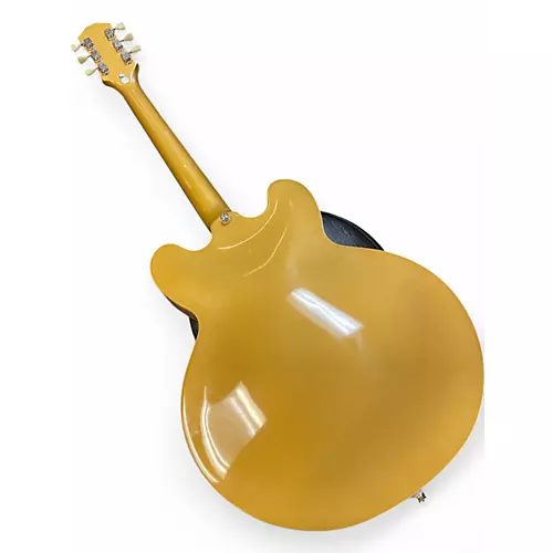 Used Epiphone ES335 Pro Gold Hollow Body Electric Guitar Gold - musicians--Friend