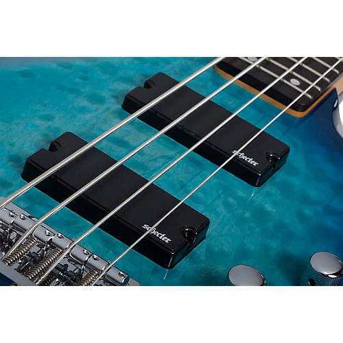 Schecter Guitar Research C-4 Plus Electric Bass See-Thru Cherry Burst - musicians--Friend
