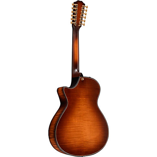 Taylor Builder's Edition 652ce V-Class 12-String Grand Concert Acoustic-Electric Guitar Wild Honey Burst - musicians--Friend