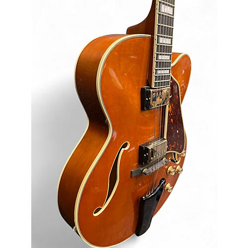 Used Ibanez AF95 Amber Hollow Body Electric Guitar Amber - musicians--Friend
