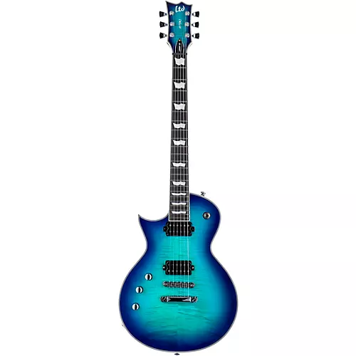 ESP LTD EC-1000T/CTM Left-Handed Electric Guitar Violet Shadow - musicians--Friend