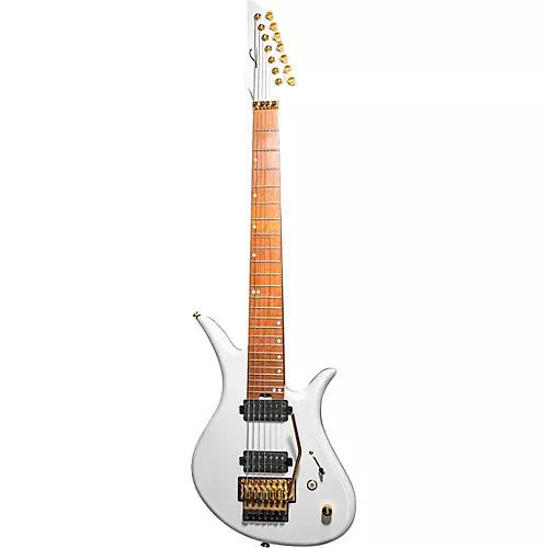Legator Charles Caswell Signature 7-String Electric Guitar White Grape - musicians--Friend